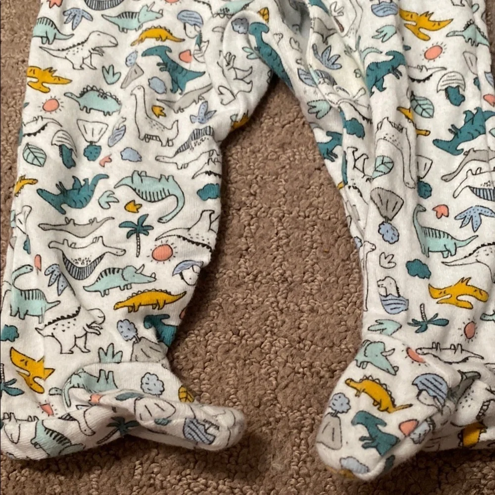 Two Colorful Animal Print Baby 9 Month One Pieces